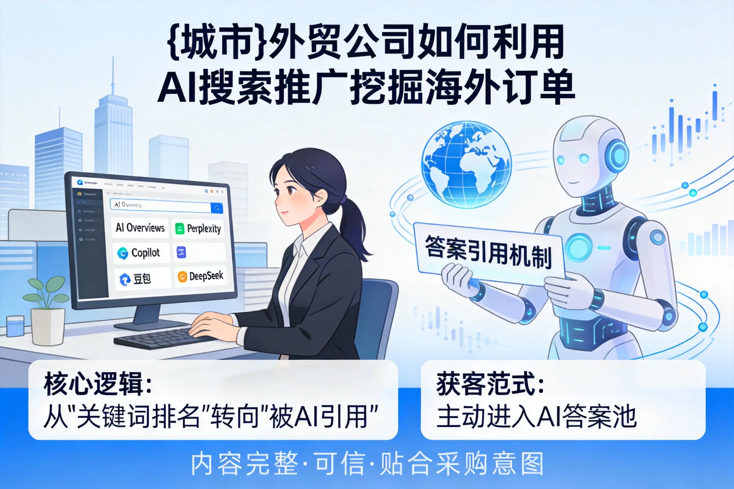 宣城外贸公司如何利用AI搜索推广挖掘海外订单