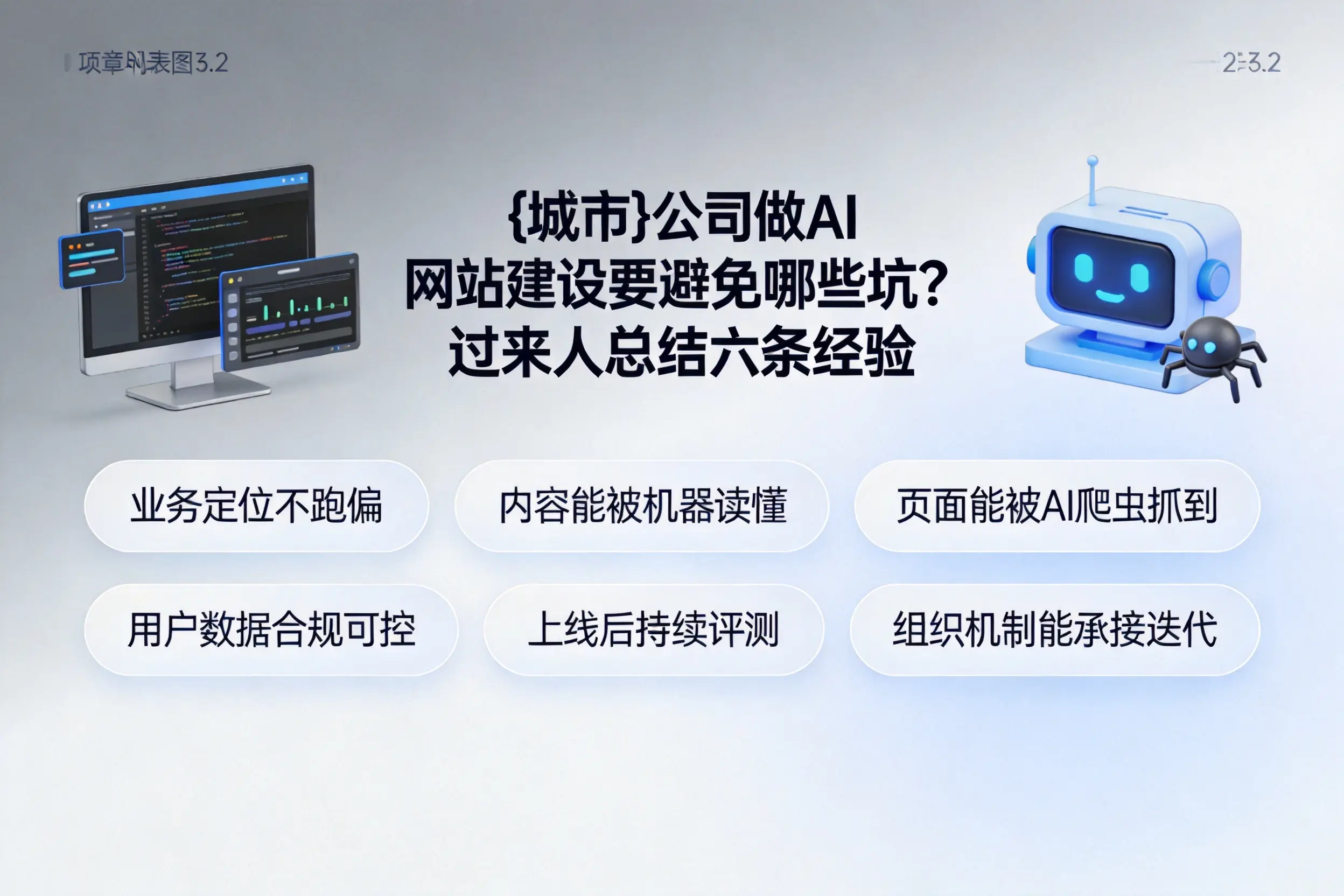 宣城公司做AI网站建设要避免哪些坑?过来人总结六条经验