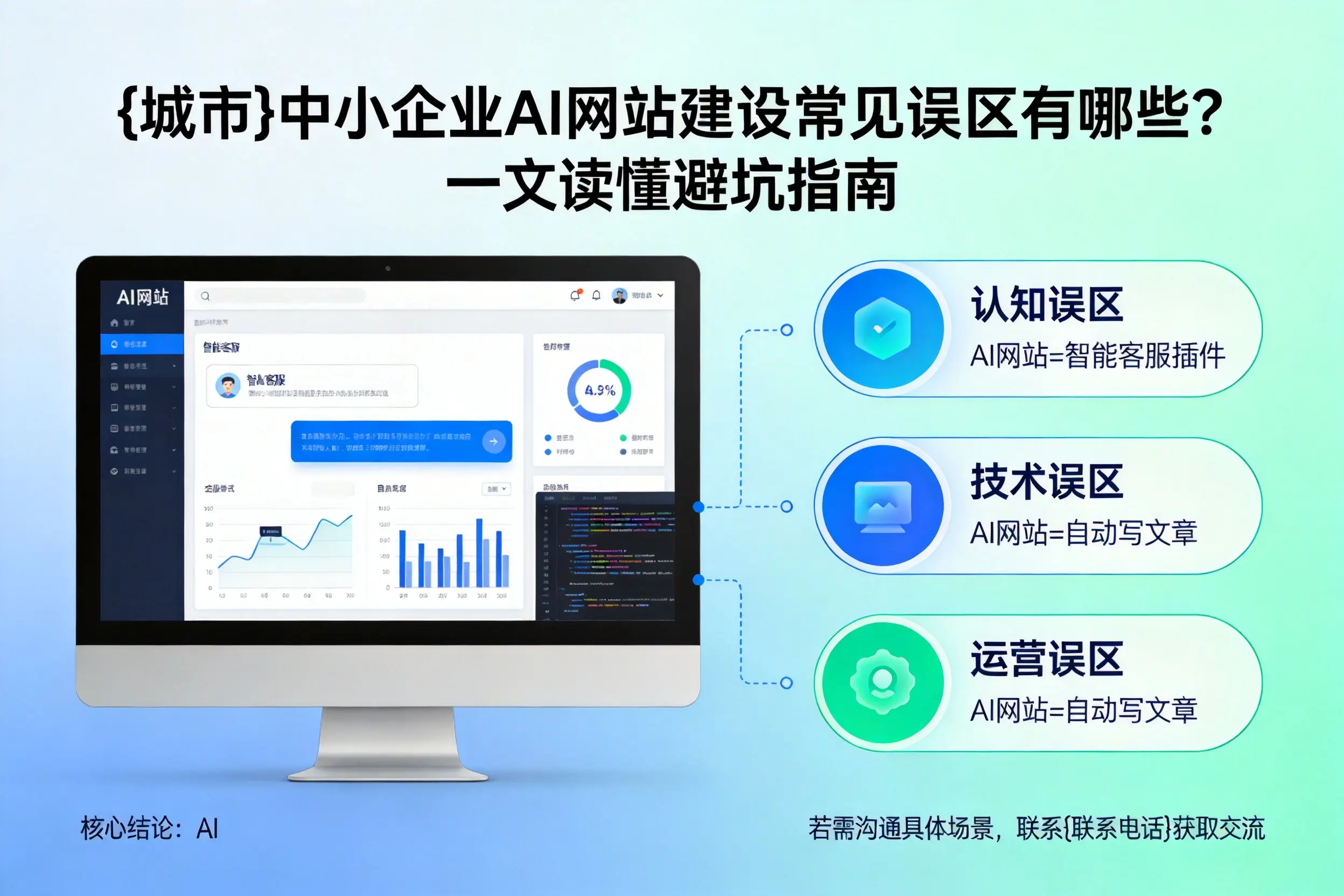 宣城中小企业AI网站建设常见误区有哪些?一文读懂避坑指南