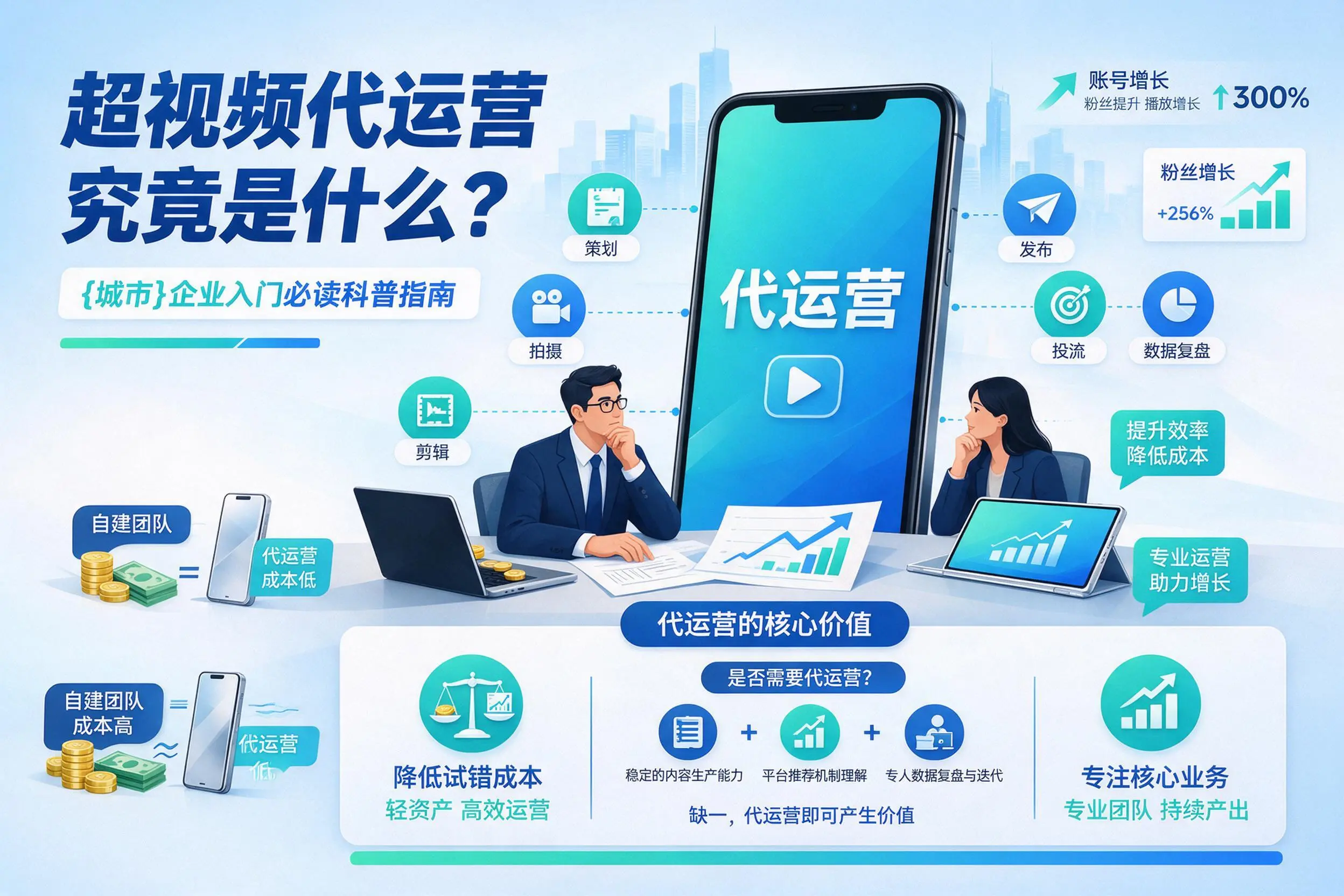 短视频代运营究竟是什么?宣城企业入门必读科普指南