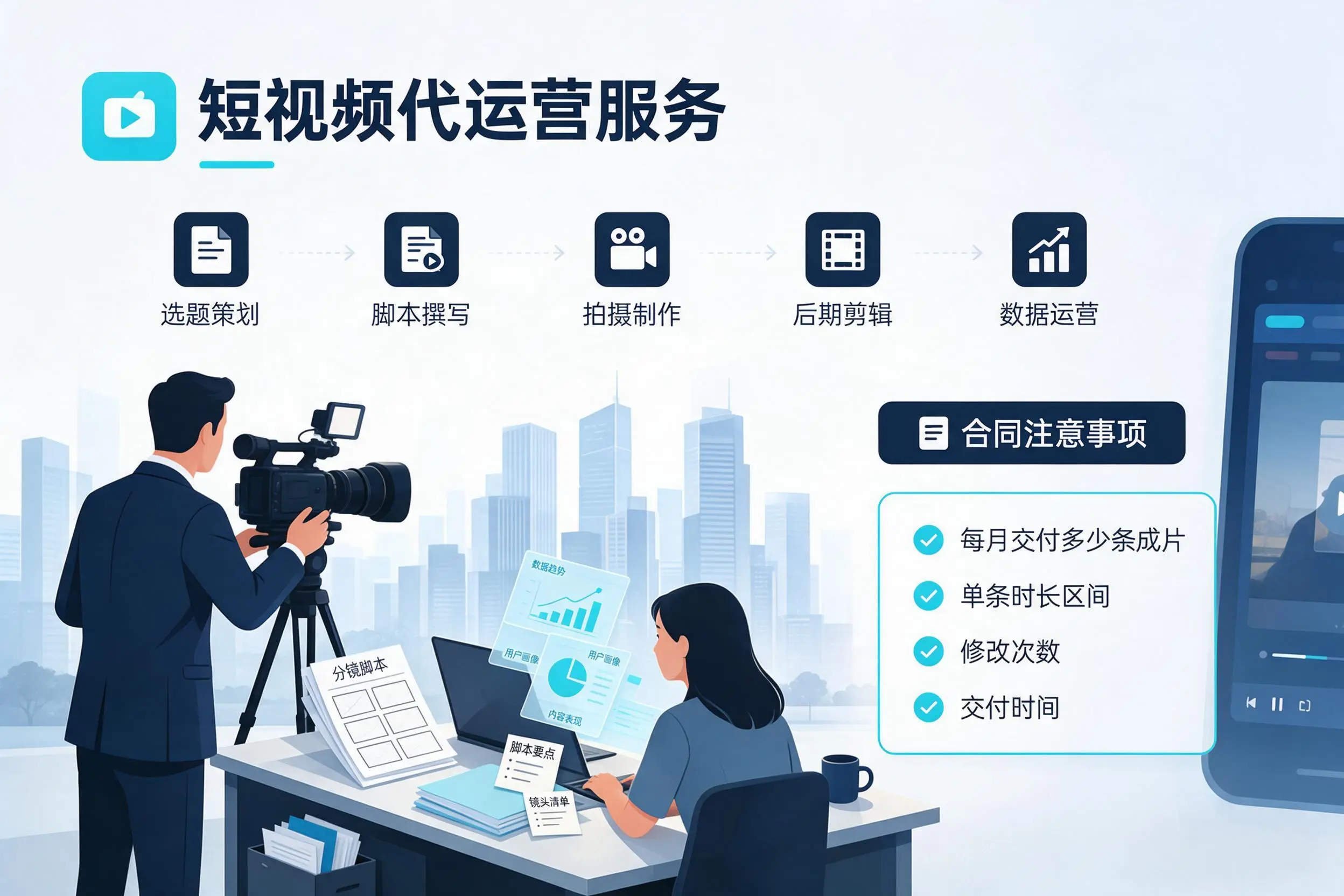 短视频代运营包含哪些服务?宣城企业常见问题科普