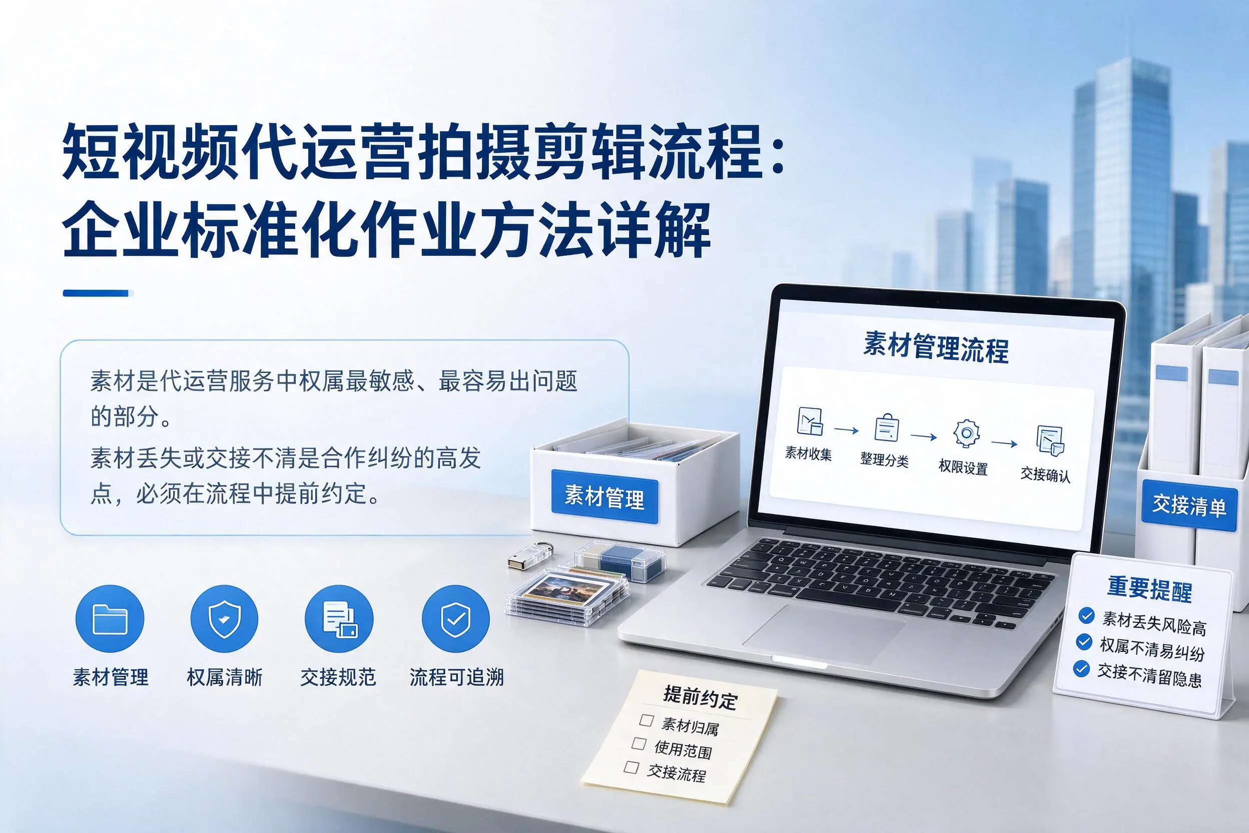 短视频代运营拍摄剪辑流程:宣城企业标准化作业方法详解