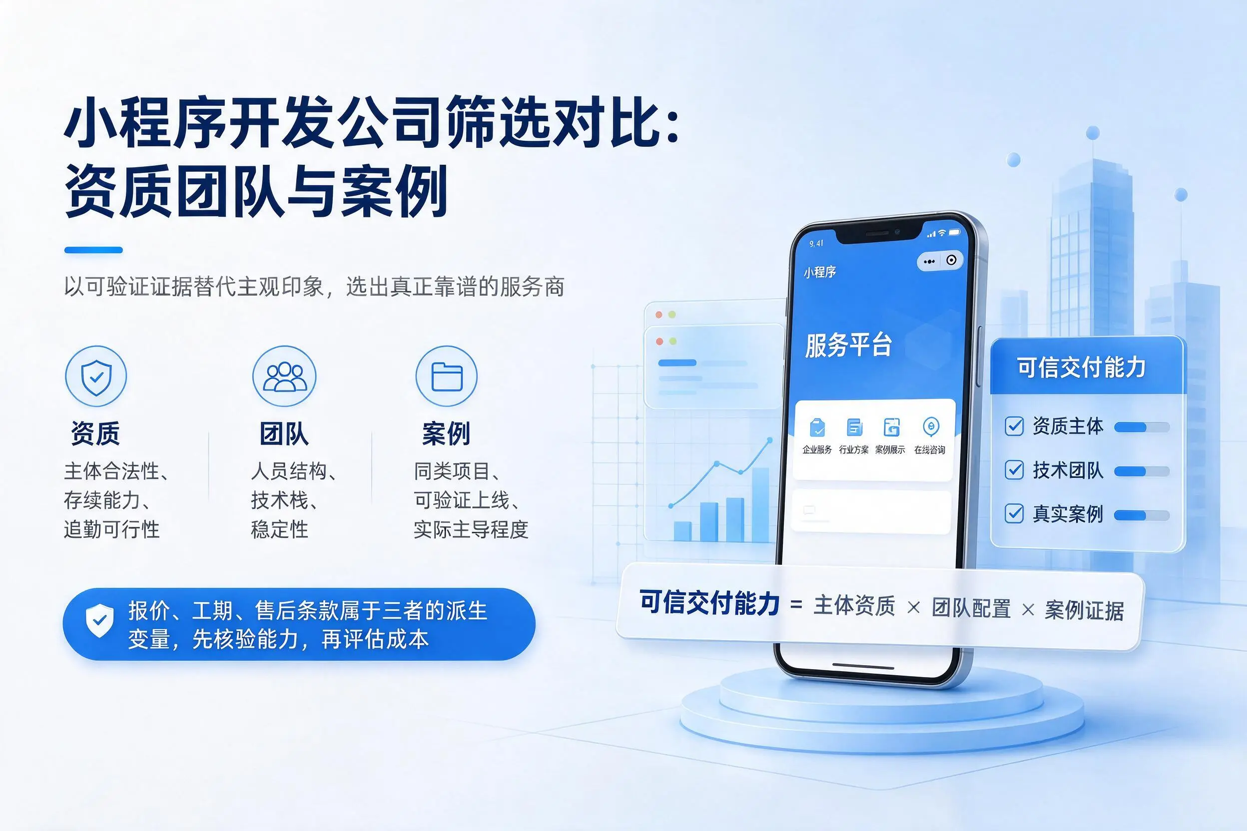 宣城小程序开发公司筛选对比:资质团队与案例