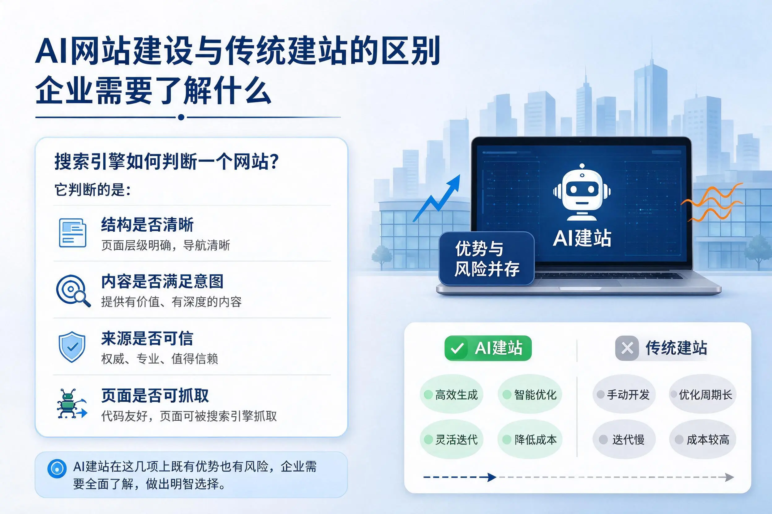 AI网站建设与传统建站的区别,宣城企业需要了解什么